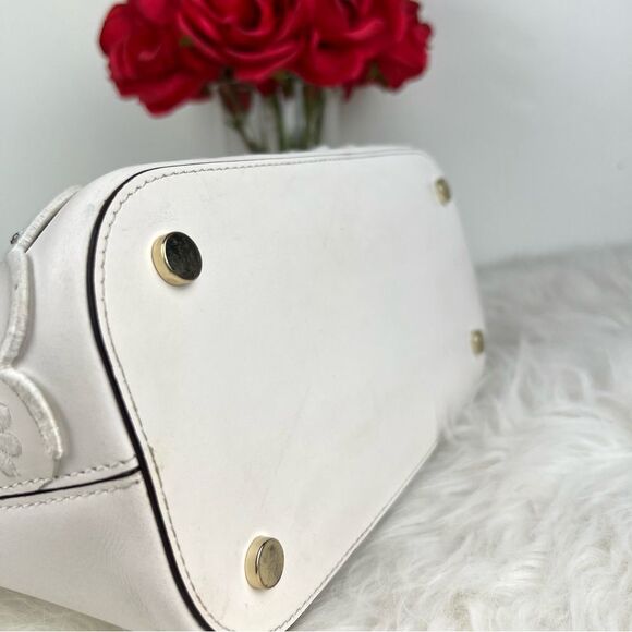 🍓 Kate Spade white bejeweled satchel 🍓 - Picture 3 of 5